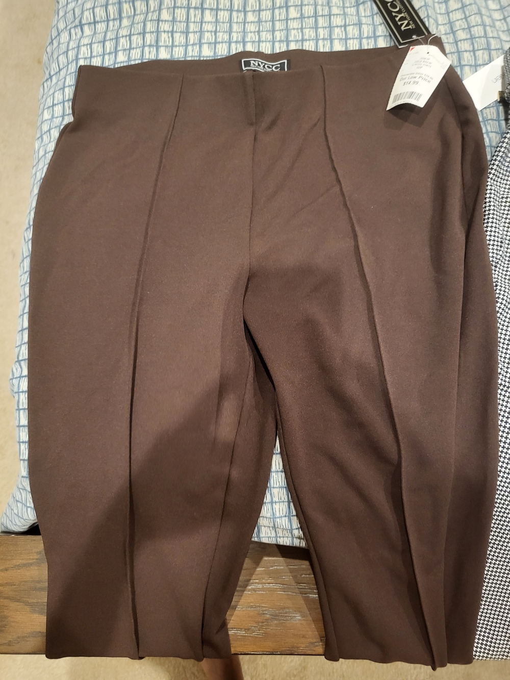 New York & Company Brown Women's Boot Cut Dress Pants